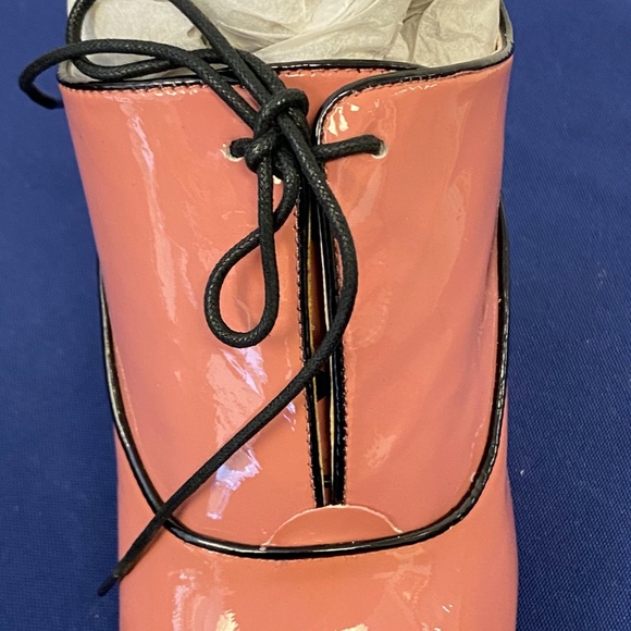 N.Y.L.A Pink Randee Leather Heels B-92 - Picture 3 of 6